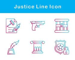 gerechtigheid vector icoon reeks