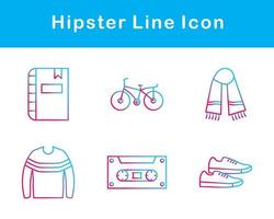 hipster vector icoon reeks