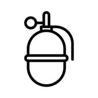 granaat icoon schets stijl leger illustratie vector leger element en symbool perfect.
