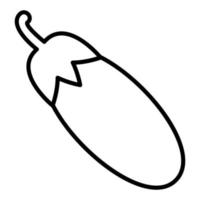aubergine icoon stijl vector