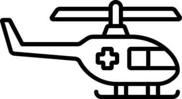 helikopter pictogramstijl vector