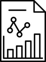 competitief analyse icoon stijl vector