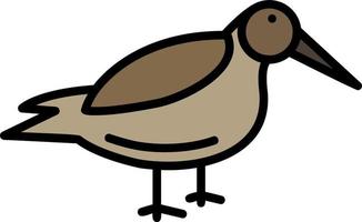 dunlin vector icoon