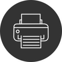 printer vector pictogram