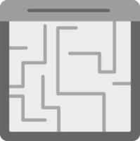 labyrint vector icoon