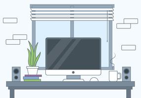 Vector Designer's Desktop Illustratie