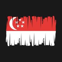 Singapore vlag vector illustratie