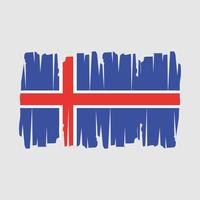 IJsland vlag vector illustratie