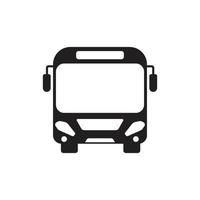 bus glyph-pictogram vector