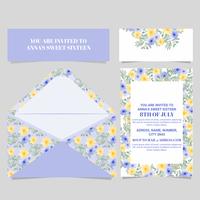 Vector Sweet Zestien Floral Card