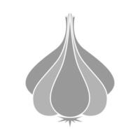 knoflook icoon logo ontwerp vector
