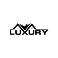 luxe echt landgoed logo verzameling met gouden details vector