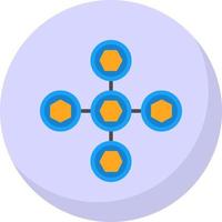 biomoleculaire interacties vector icoon ontwerp