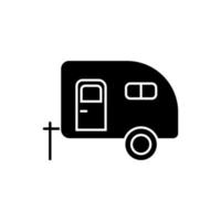 camper icoon vector. toerist illustratie teken. reizen symbool. reis logo. vector