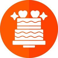 bruiloft taart vector icoon ontwerp