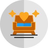 bruiloft stoel vector icoon ontwerp