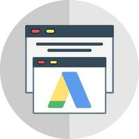 google adwords vector icoon ontwerp