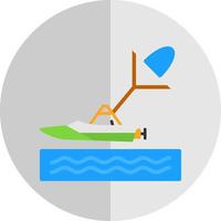 parasailen vector icoon ontwerp