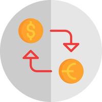 valuta uitwisseling vector icoon ontwerp