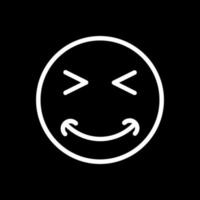 grijns scheel vector icoon ontwerp
