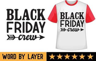 zwart vrijdag SVG t overhemd ontwerp vector