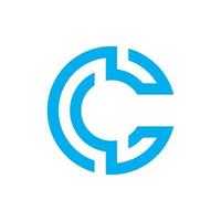 eerste c techno logo vector
