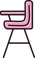 baby stoel vector icoon