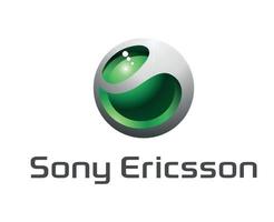 Sony ericsson logo merk telefoon symbool ontwerp Japan mobiel vector illustratie