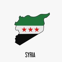 illustratie vector van Syrië kaart perfect voor afdrukken, kleding, enz.
