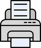 printer vector pictogram