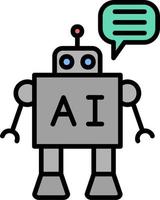 Chatbot vector icoon