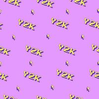 y2k patroon, jaren 2000, jaren 90, nostalgie, cursor, modieus vector illustratie