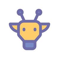 giraffe icoon voor uw website ontwerp, logo, app, ui. vector