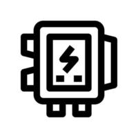 elektrisch paneel icoon voor uw website, mobiel, presentatie, en logo ontwerp. vector