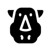 neushoorn icoon voor uw website ontwerp, logo, app, ui. vector
