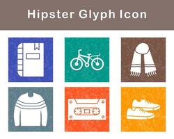 hipster vector icoon reeks