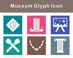 museum vector icoon reeks
