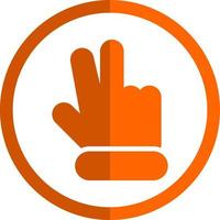 hand- vrede vector icoon ontwerp