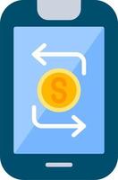 geld overmaken vector icon