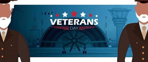 dag van veteranen met de het beste soldaat. vector. vector