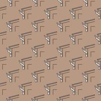 huis dak goot systeem vector gekleurde naadloos patroon