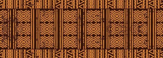 naadloos tribal patroon. horizontaal strepen, aztec Maya textuur. vector