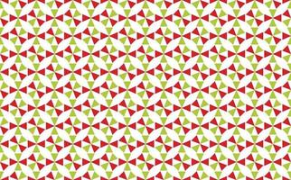 groen en rood circulaire driehoek vector abstract patroon. geschikt voor kleding stof, behang, banier, en omslag.