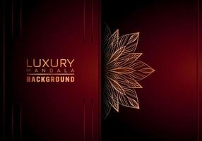 luxe mandala achtergrond sier, arabesk stijl met gouden arabesk patroon stijl. decoratief mandala ornament voor afdrukken, brochure, banier, omslag, poster, uitnodiging kaart vector