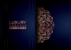 luxe mandala achtergrond sier, arabesk stijl met gouden arabesk patroon stijl. decoratief mandala ornament voor afdrukken, brochure, banier, omslag, poster, uitnodiging kaart vector