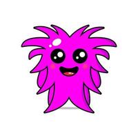 illustratie vector monster ontwerp gelukkig kawaii