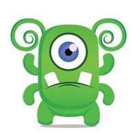 schattig vector tekenfilm monsters geïsoleerd. ontwerp voor afdrukken, decoratie, t-shirt, illustratie, of sticker mascotte kawaii