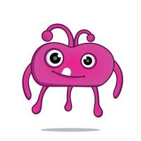 schattig tekenfilm monsters mascotte kawaii vector