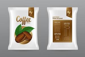 koffie Product bespotten omhoog ontwerp illustratie. vector