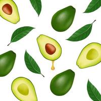 vers avocado voor mooi zo Gezondheid vector illustratie